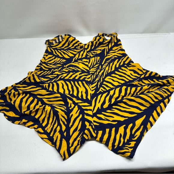 HILA BAY Hawaiian Yellow and Black Zebra Print size XL - Picture 7 of 8